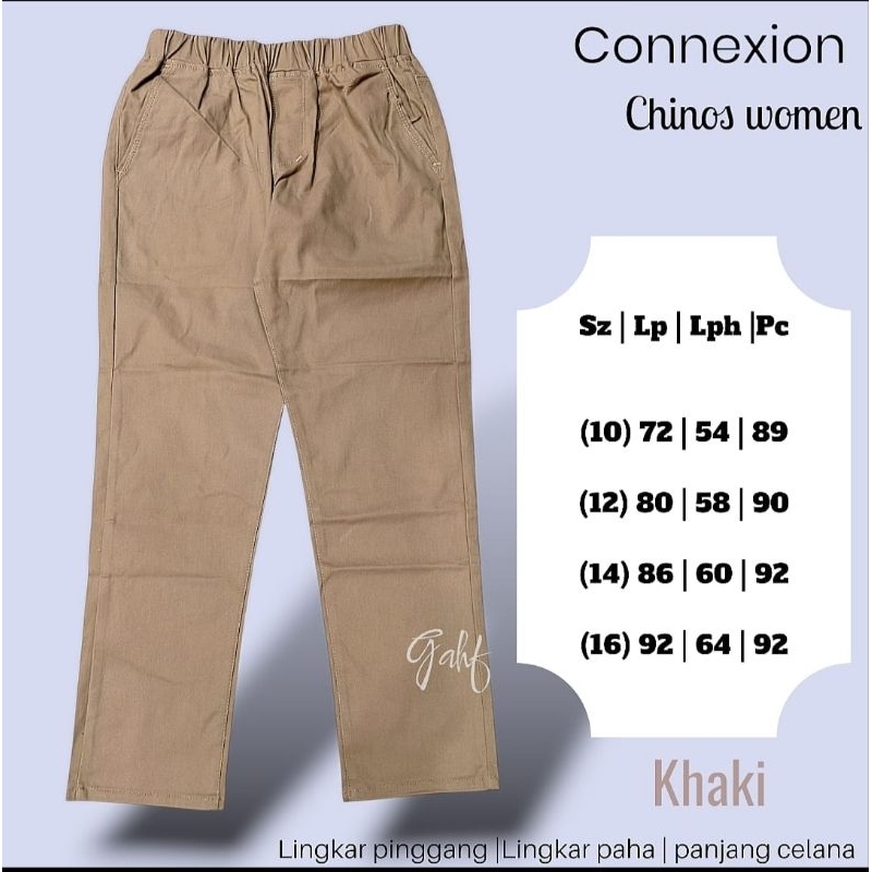 DISKON Celana Wanita Chinos Connexion DISKON