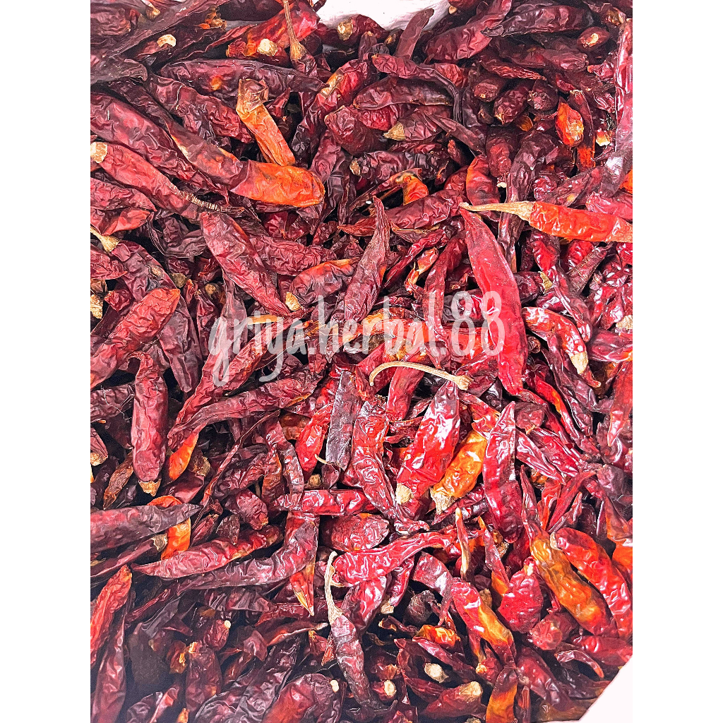 

Cabe Rawit Merah Teja - Cabe Rawit Kering Extra Pedas Kemasan 1 Kg