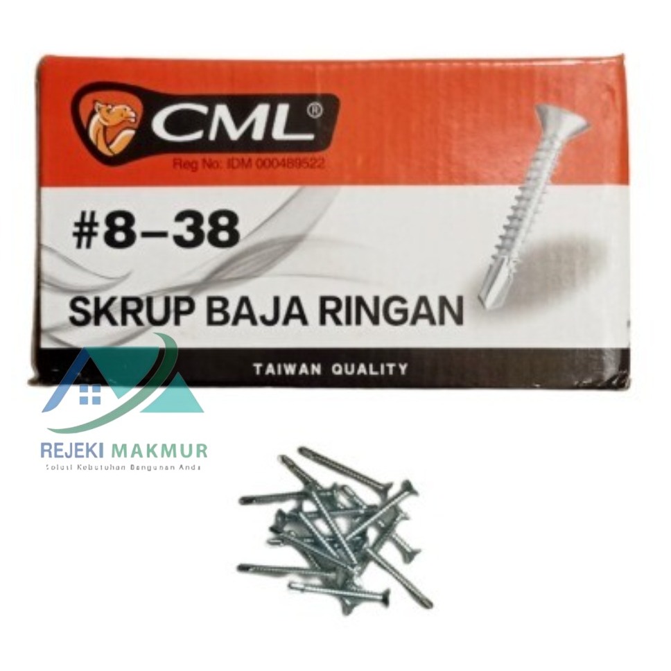 Skrup Baja Ringan #8-32 Merk Camel