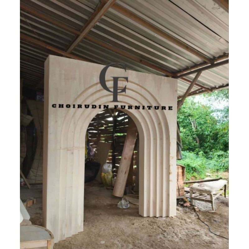 BACKDROP AKAD/PINTU MASUK WEDDING 250x280