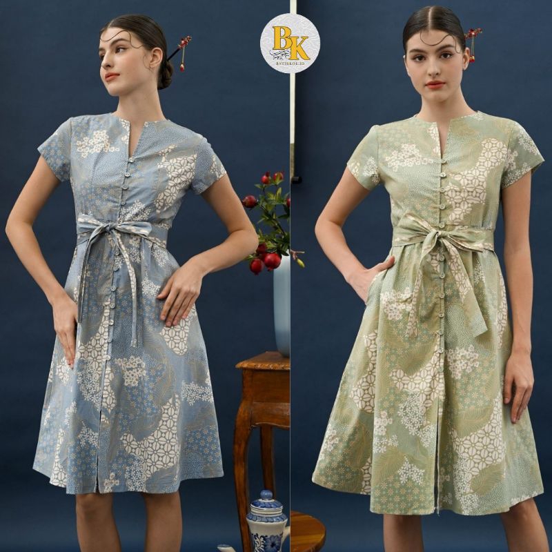 ICE 303 - Dress Batik wanita / Terusan Batik