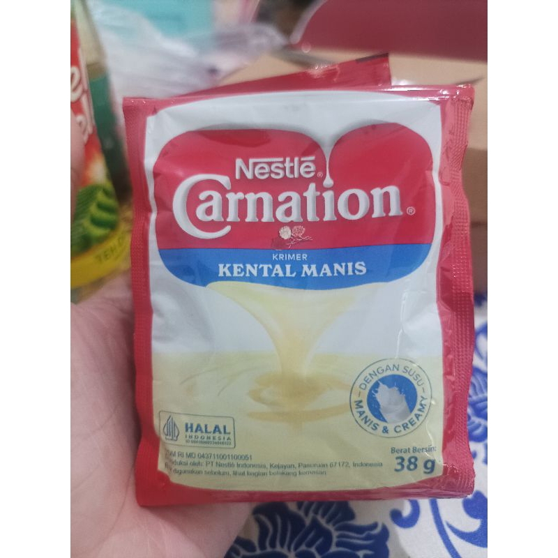 

HR Carnation susu kental manis sachet 38gr skm carnation