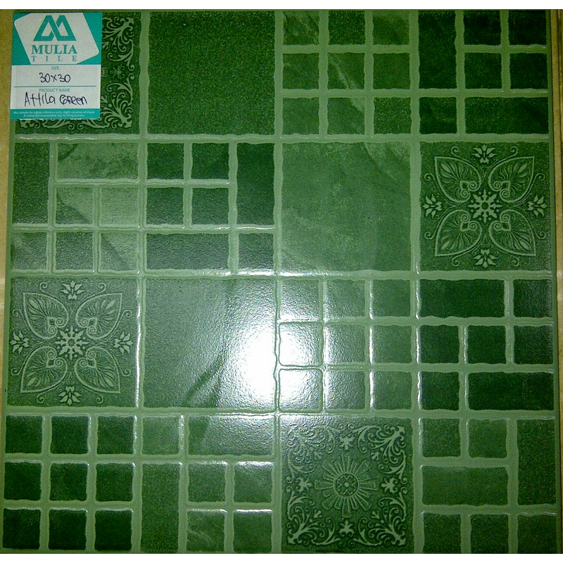 MULIA TILE 30X30 ATTILA GREEN - KERAMIK LANTAI