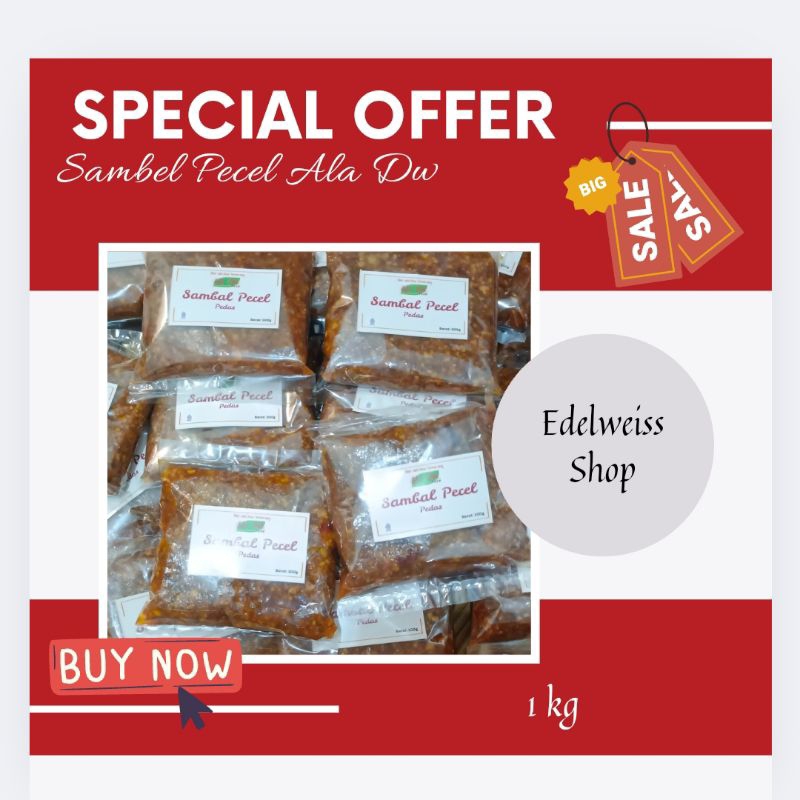 

Paket Hemat Sambal Pecel 1 Kg Sambel Pecel ALA DW Oleh Oleh Khas Semarang