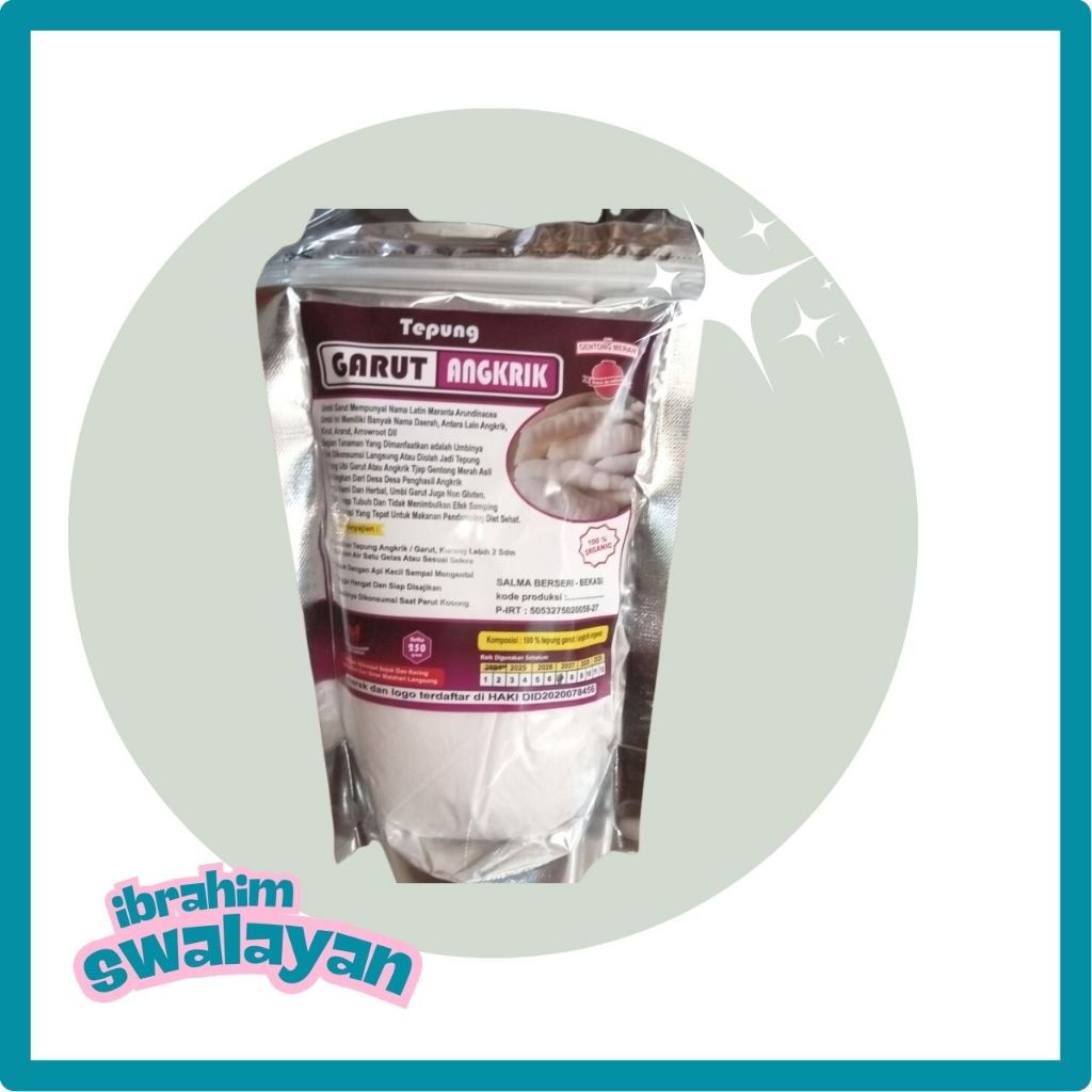 

TEPUNG GARUT ANGKRIK 250GR