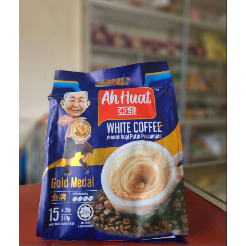 

AHUAT WHITE COFFEE GOLD METAL 15STICK