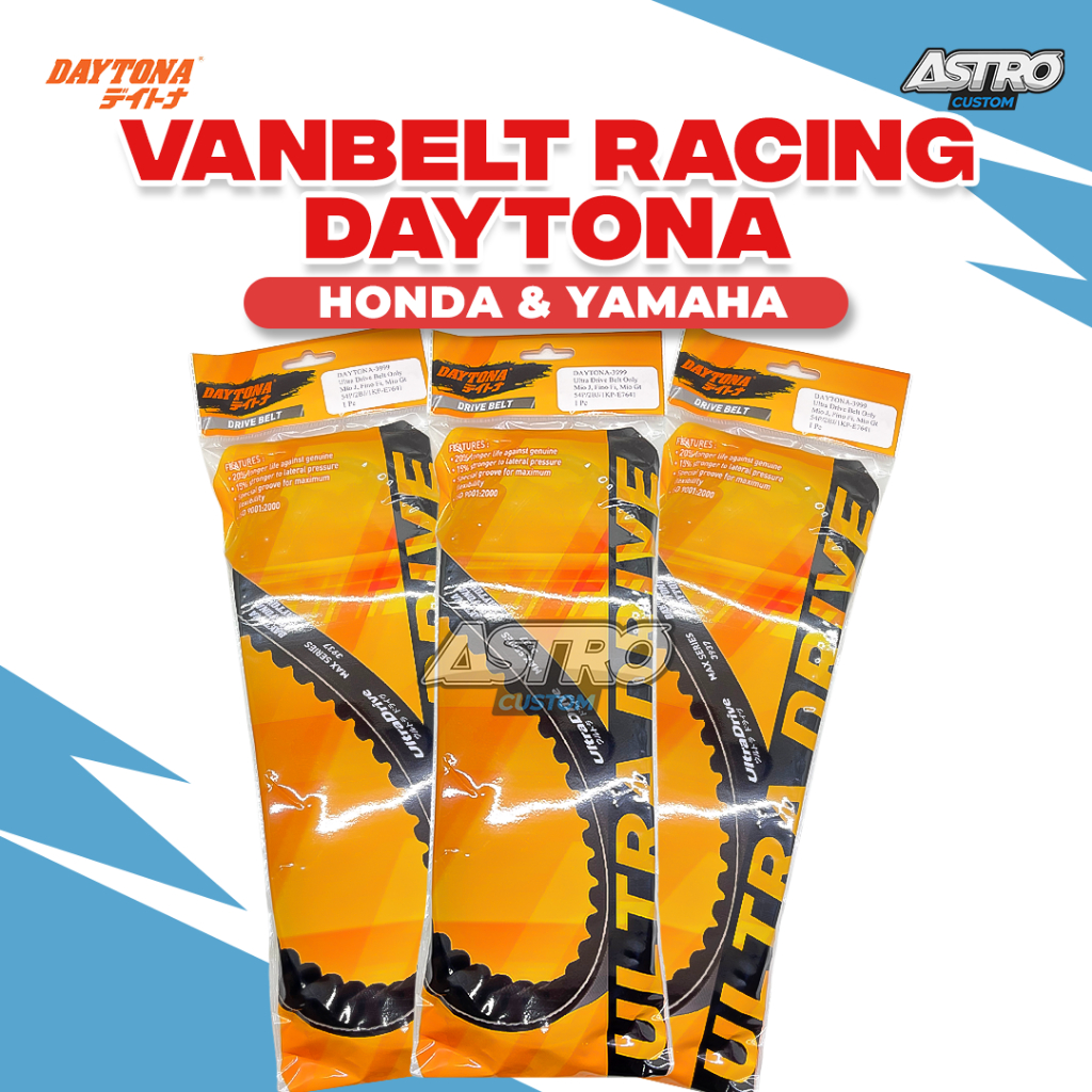 VANBELT V-Belt Vario 125 Vario 150 Nmax Aerox LEXI Beat Fi ESP Scoopy fi ESP MIO Daytona Racing