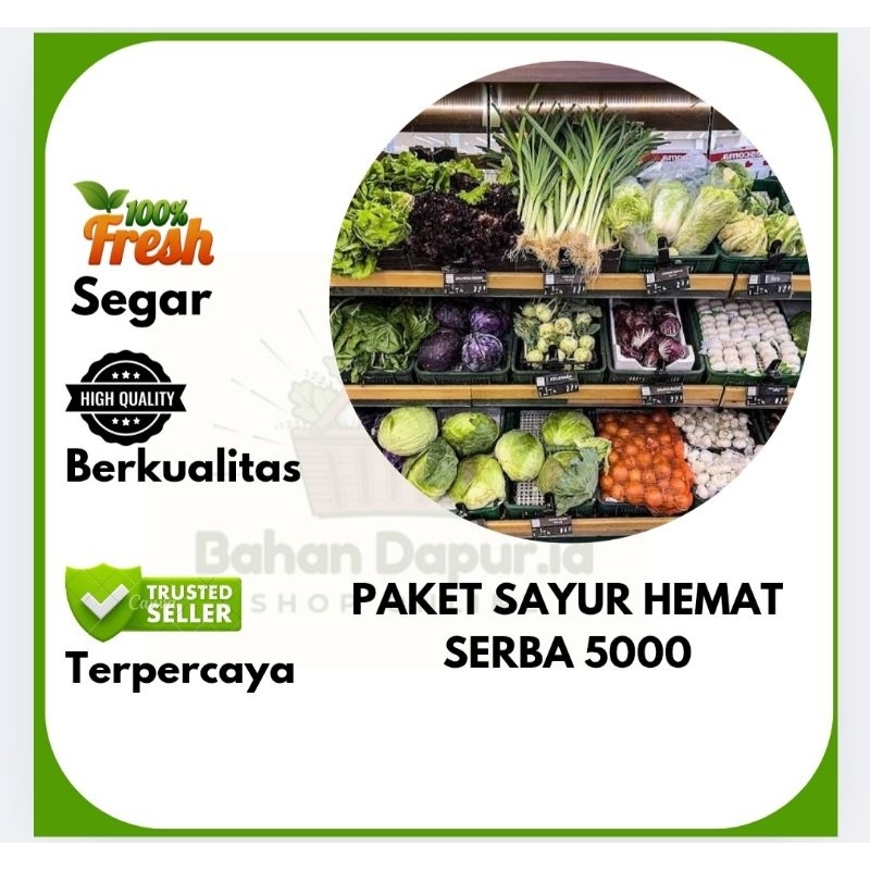

PAKET HEMAT ANEKA SAYUR | 50 - 250 GRAM | Bahan Dapur .id