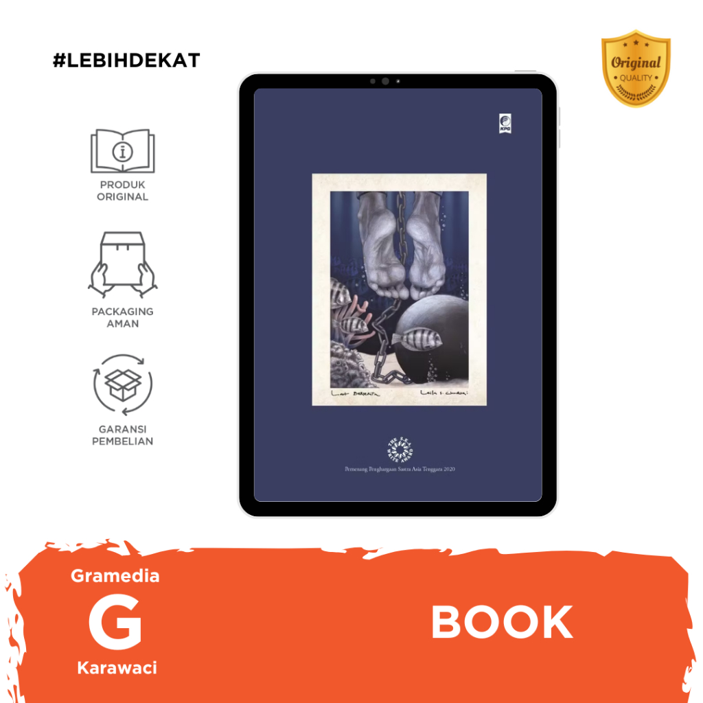 Gramedia Karawaci - Novel Laut Bercerita Hard Cover