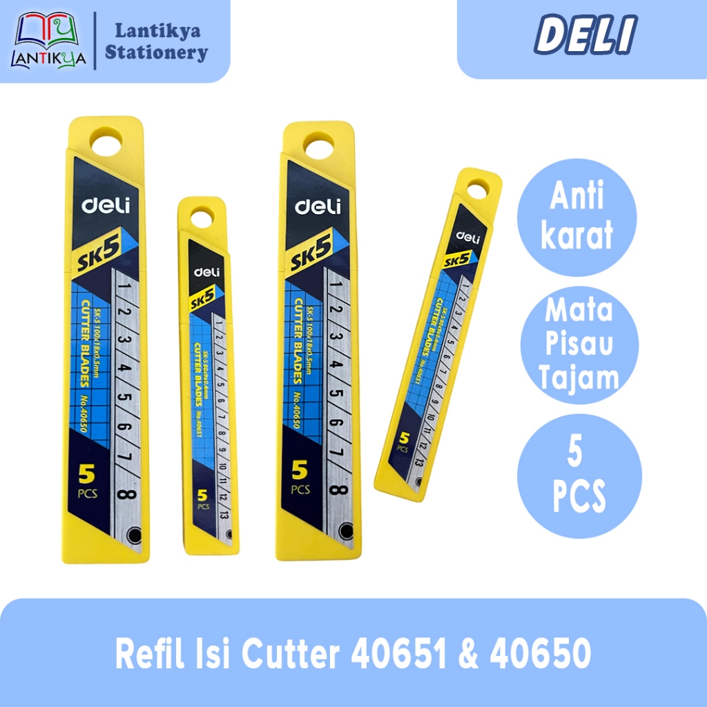 

DELI Refil Isi Cutter 40651 & 40650