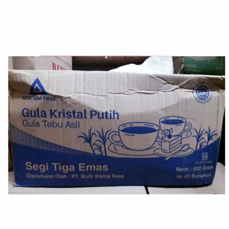 

Gula Pasir Segitiga Emas Perdus 500gr x 40 pcs Pengiriman Reguler dan Kargo
