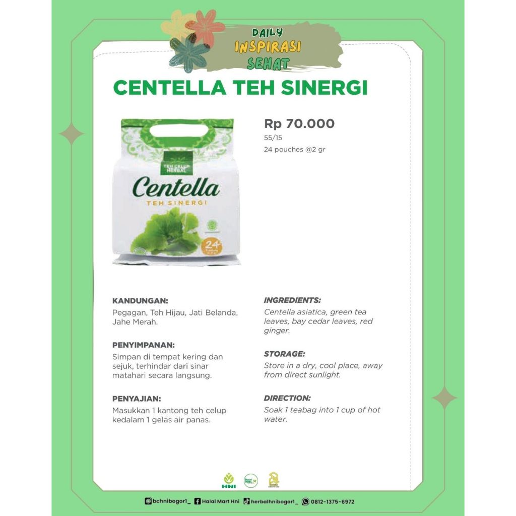 

Centella Teh Sinergi
