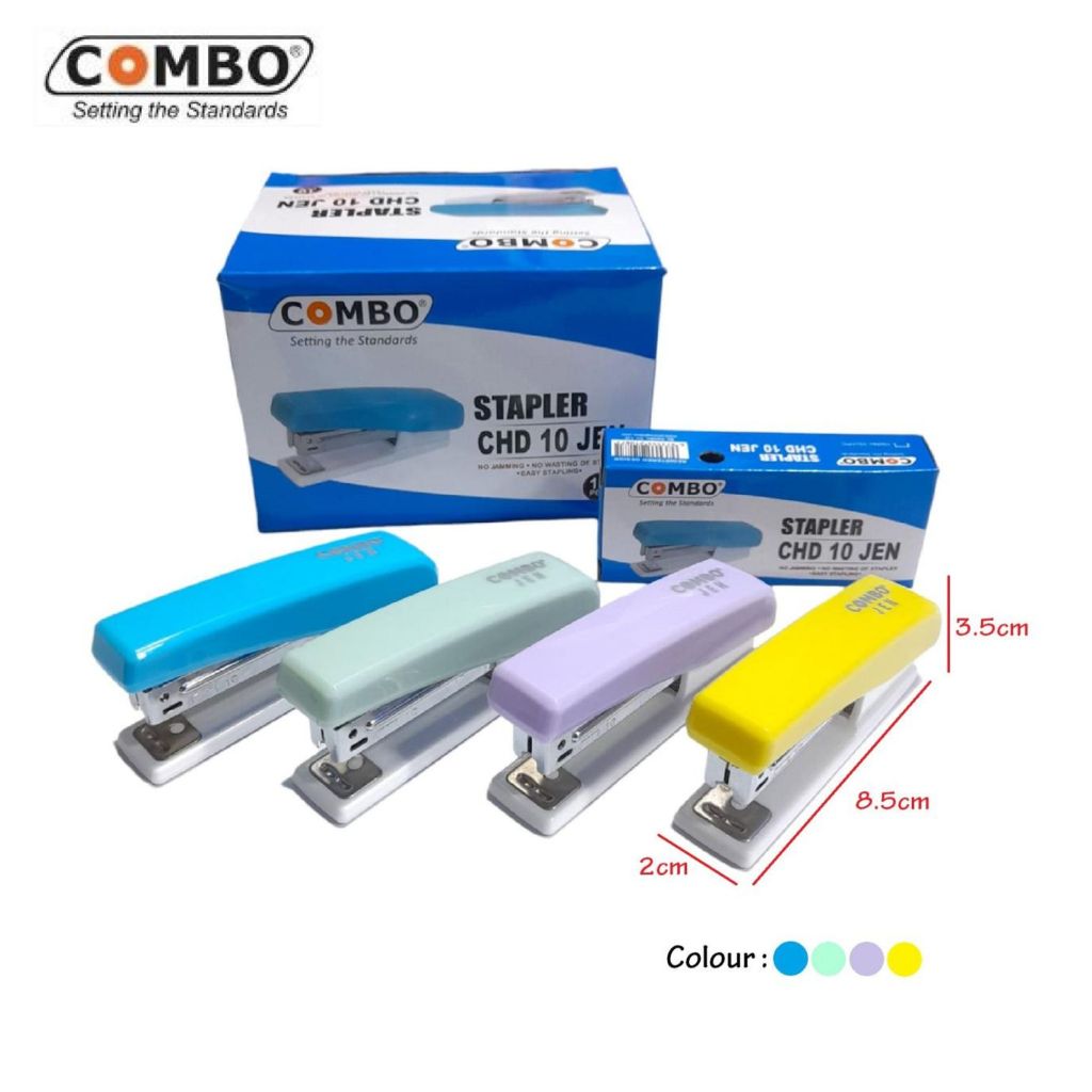 

1 BOX / 10 Pcs Stapler Combo CHD-10 JEN