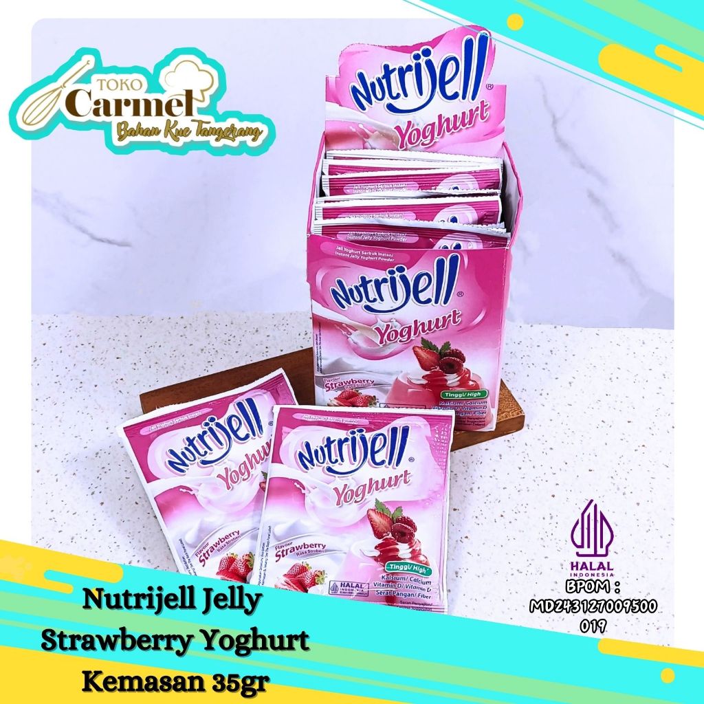 Nutrijel Yoghurt 35gr isi 12pcs [BOX] - Jelly yoghurt 2