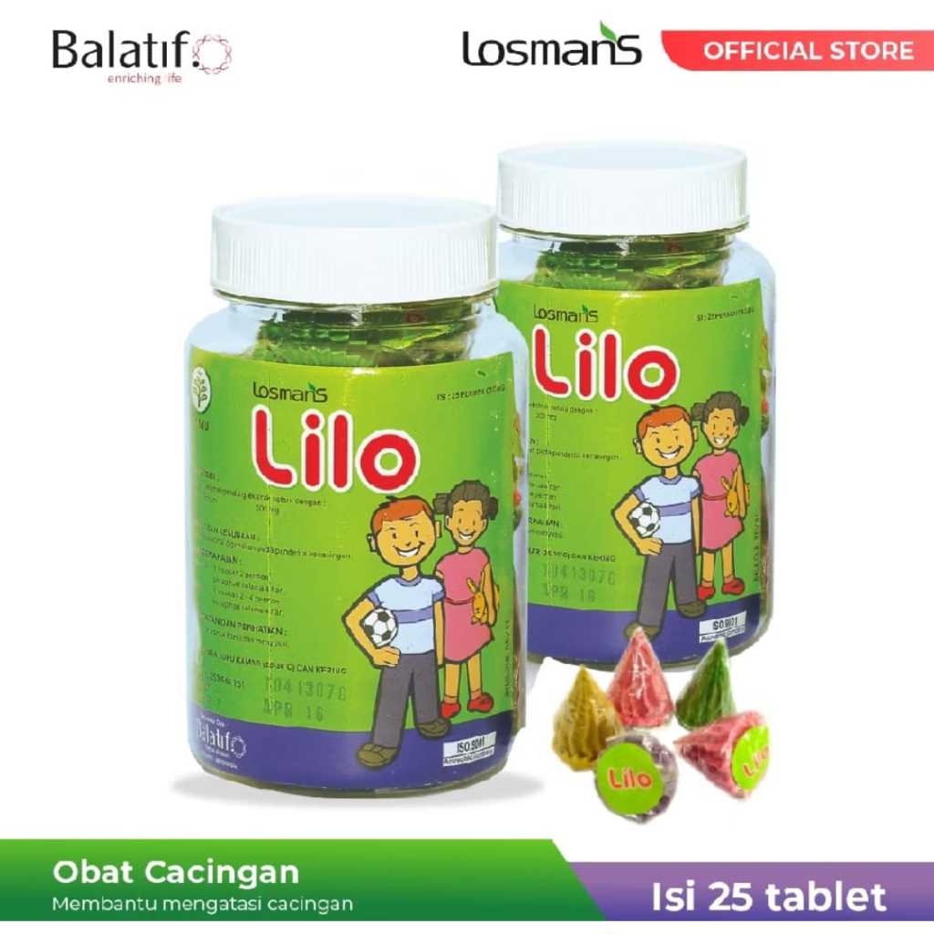 

Permen Cacing LILO Obat Cacingan Box isi 25 biji / Permen untuk Mengatasi Cacingan