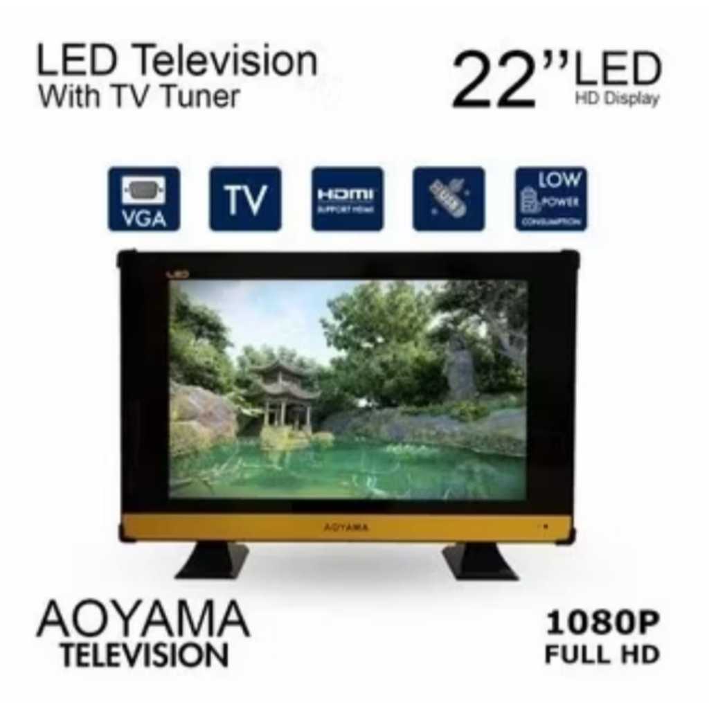 TV AOYAMA 22 INCH DIGITAL 1080P FULL HD