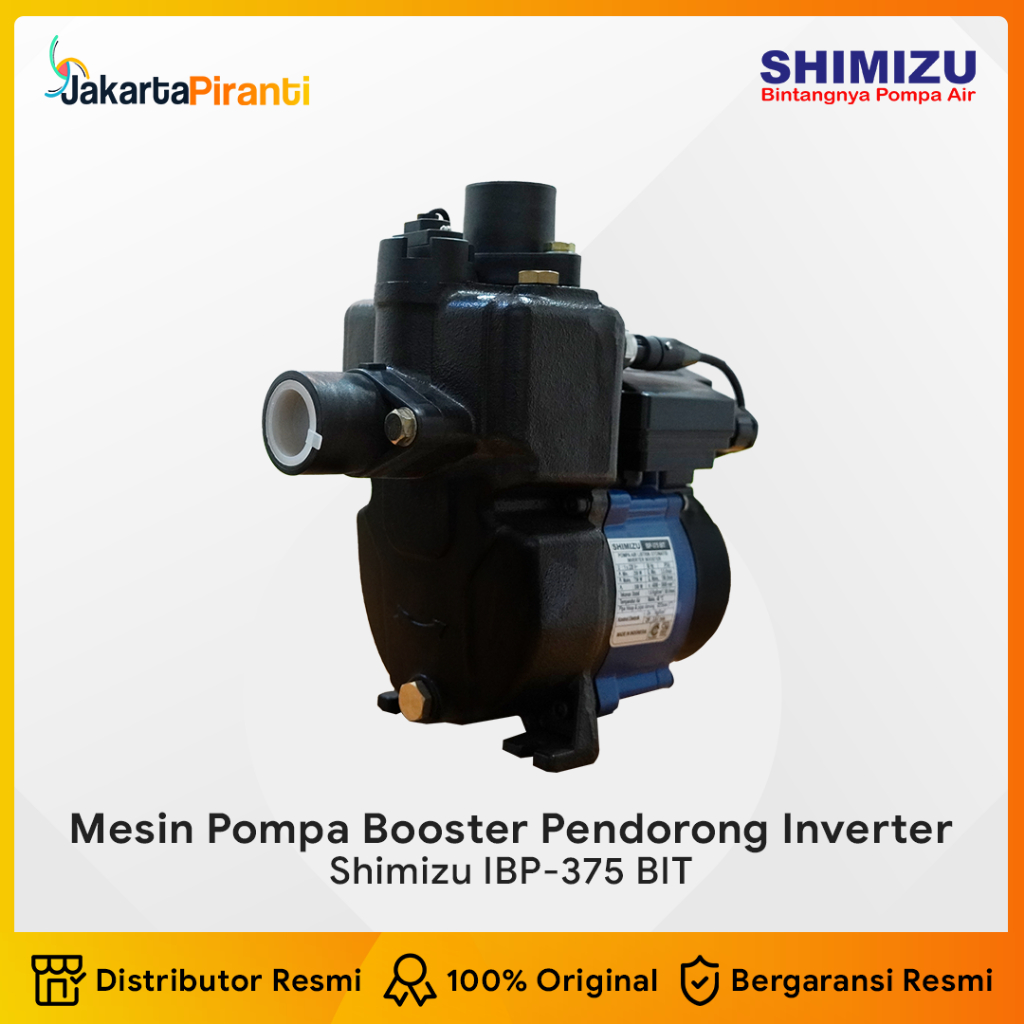 Mesin Pompa Air Pendorong Booster Pump Inverter Shimizu IBP-375 BIT | Pompa Air Shimizu Inverter Boo