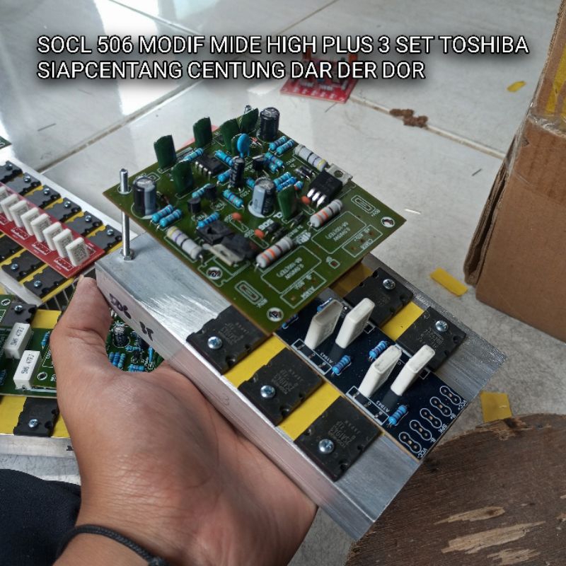 Kit Driver socl 506 mid high 4set-2set Toshiba modif mid high cetang cetung clarity