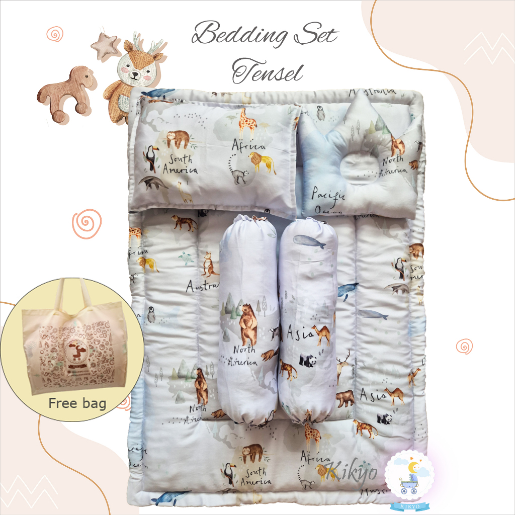Bedding Set Baby Tensel Kaarra Bedcover Set Baby Tensel
