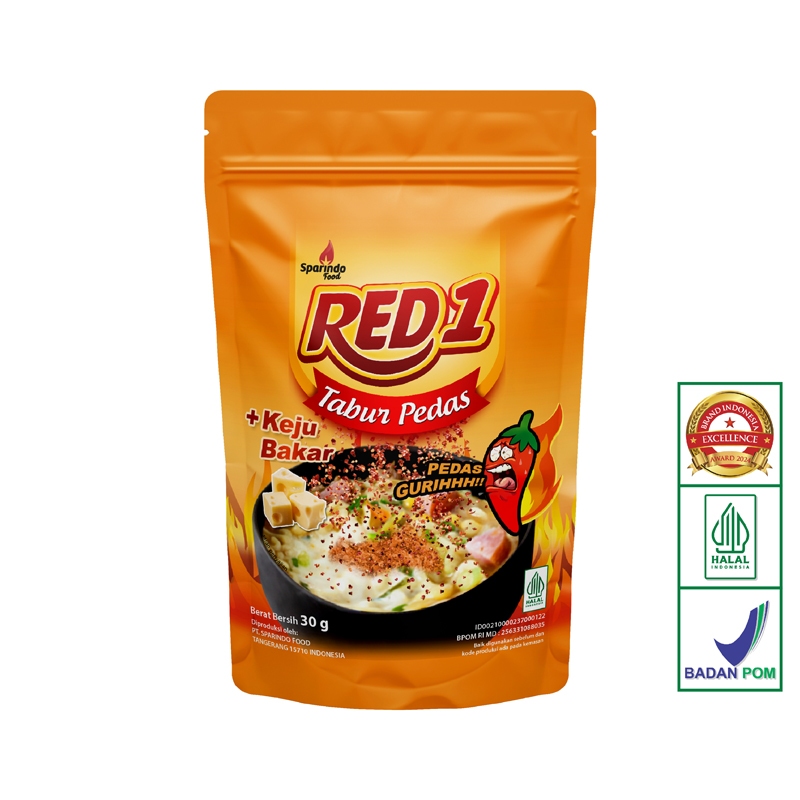 

RED1 Tabur Pedas Keju Bakar 30 gram