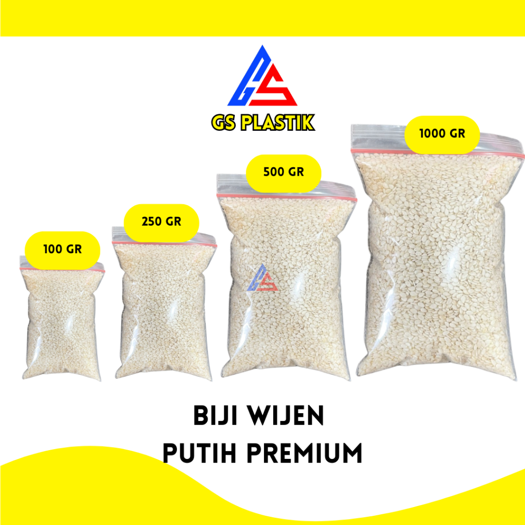 

Biji Wijen Putih Premium Repack 100gr 250gr 500gr 1000gr