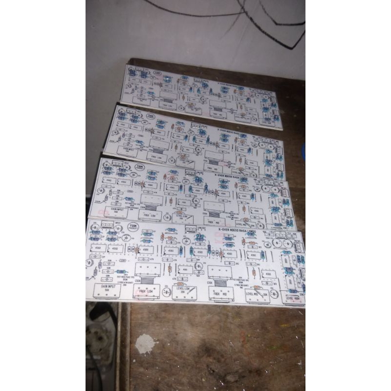 pcb crossover 3way 24db
