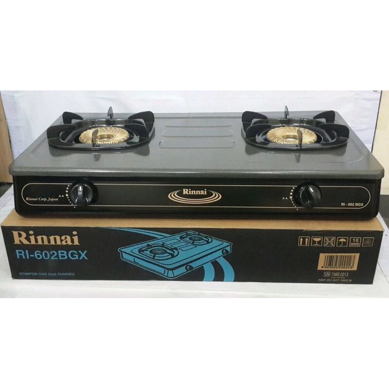 RINNAI RI-602BGX(Kompor gas 2 tungku api tornado)