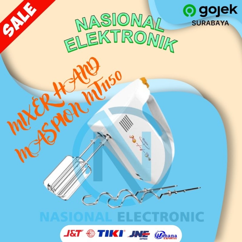 HAND MIXER MASPION MT 1150/PENGADUK ADONAN MASPION MT 1150/PENGOCOK ADONAN KUE MASPION MT1150/MIXER 