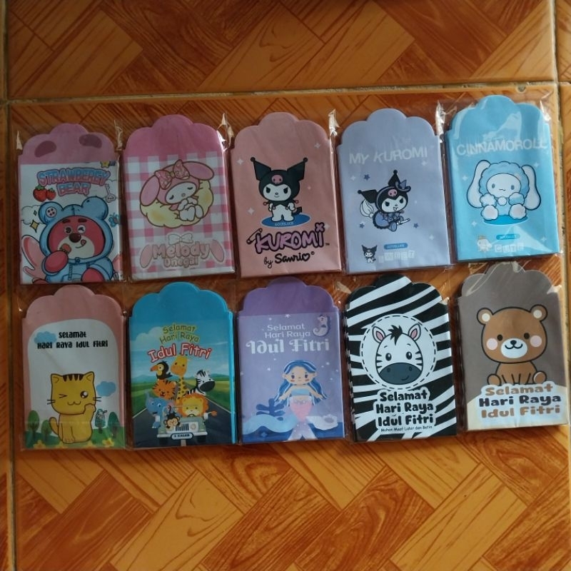 

Ampau Lebaran, Angpau karakter lucu, Angpau aesthetic