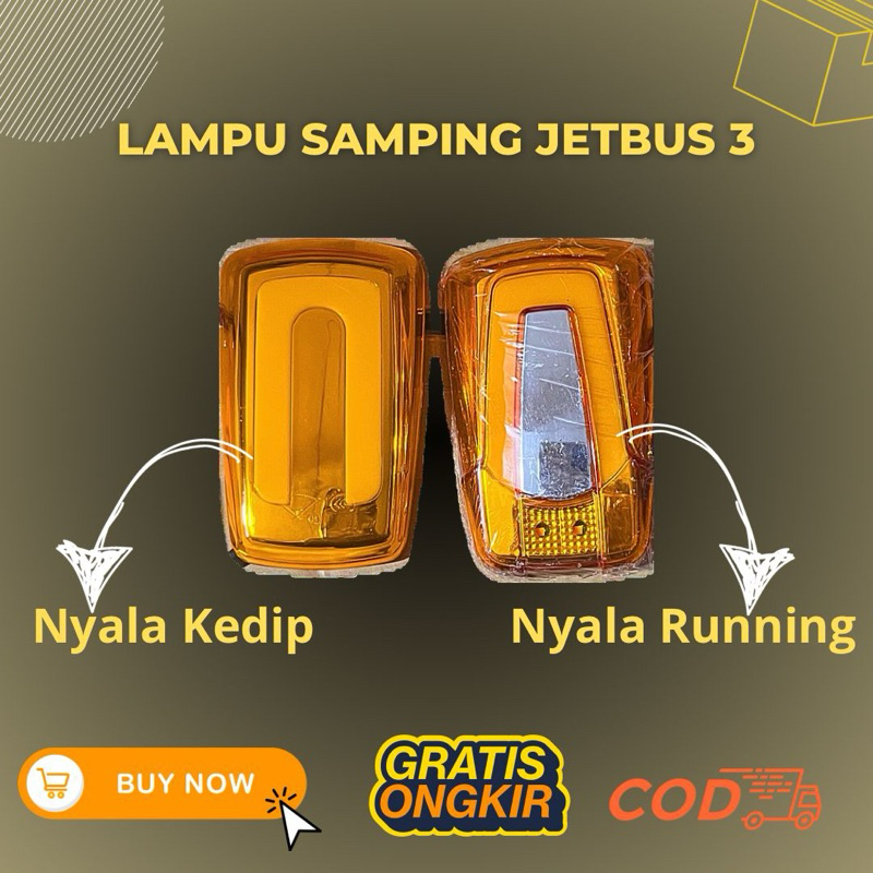 <<READY STOCK>> LAMPU SAMPING JETBUS 3 // LAMPU SEIN JETBUS 3 // LAMPU RETING JETBUS 3