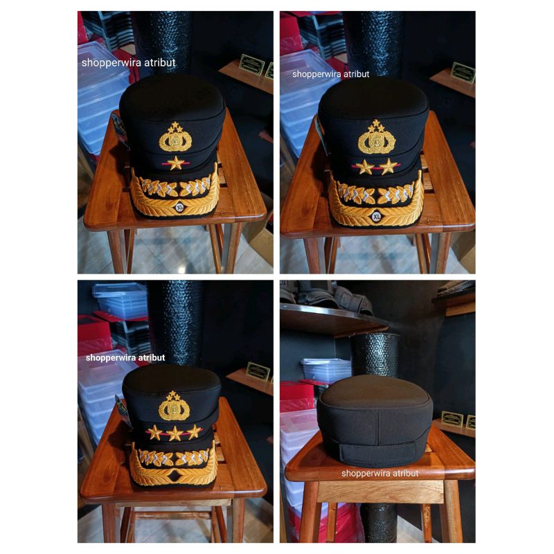 jual topi komando polri pati | BRIGJEN | IRJEN | KOMJEN merek zona militer terbaru | terlaris | Term