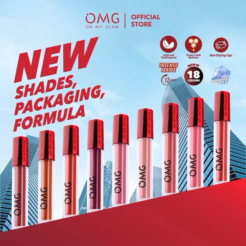 OMG OH MY GLAM Lipstik Matte