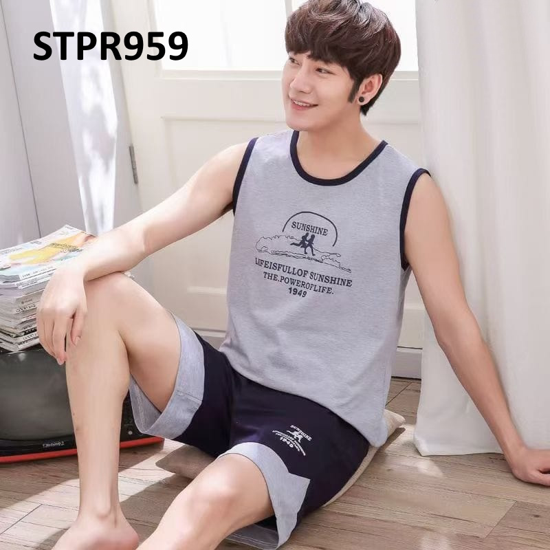 NEW Baju Tidur Pria Tanktop Casual