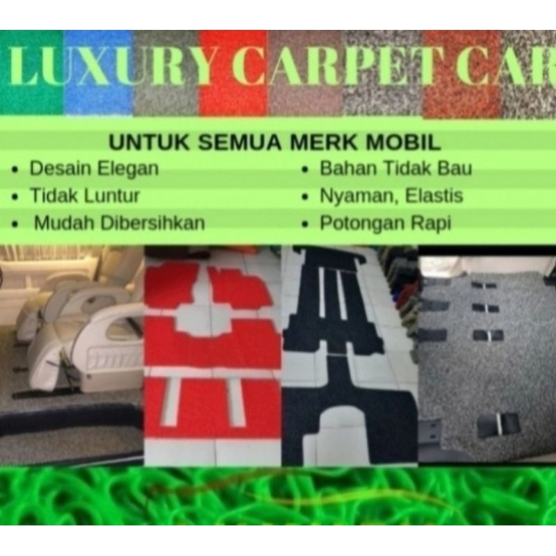 Karpet Mobil Mie Bihun HYUNDAI STARGAZER Non Bagasi Bahan 2 Warna