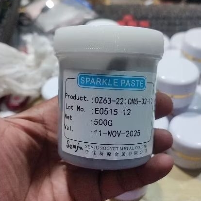 TIMAH PASTA CAIR 500G MERK SPARKLE SENJU ORIGINAL JAPAN BUKAN SPRKLE CHINA