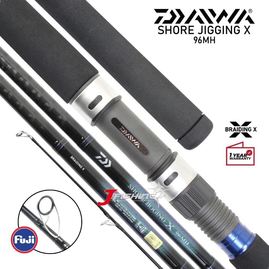 Joran DAIWA SHORE JIGGING X | 96H 96M 96MH 100MH | Casting Popping | Laut | Resmi