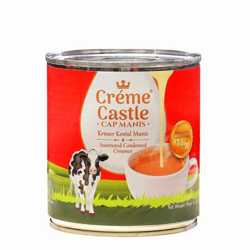 

Susu Kental Manis Creme Castle Cap Manis / Krimer Kental Manis 370 g