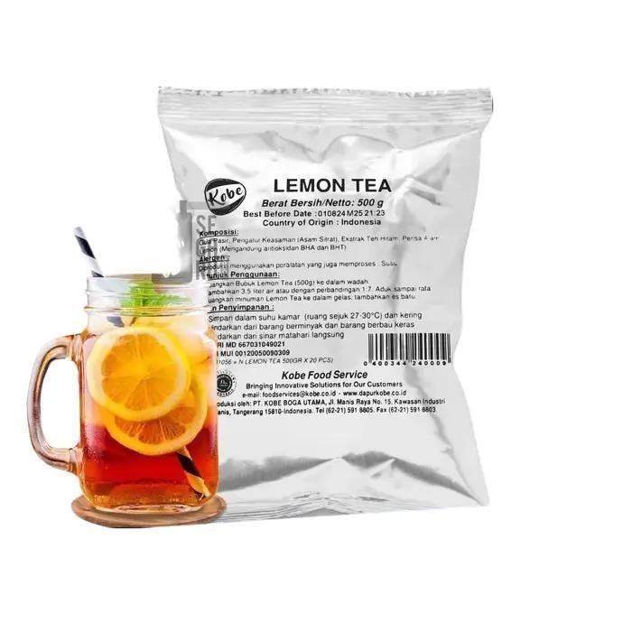 

Kobe Tea Powder Bubuk Lemon Tea Lychee Lemonade Halal 500 gram