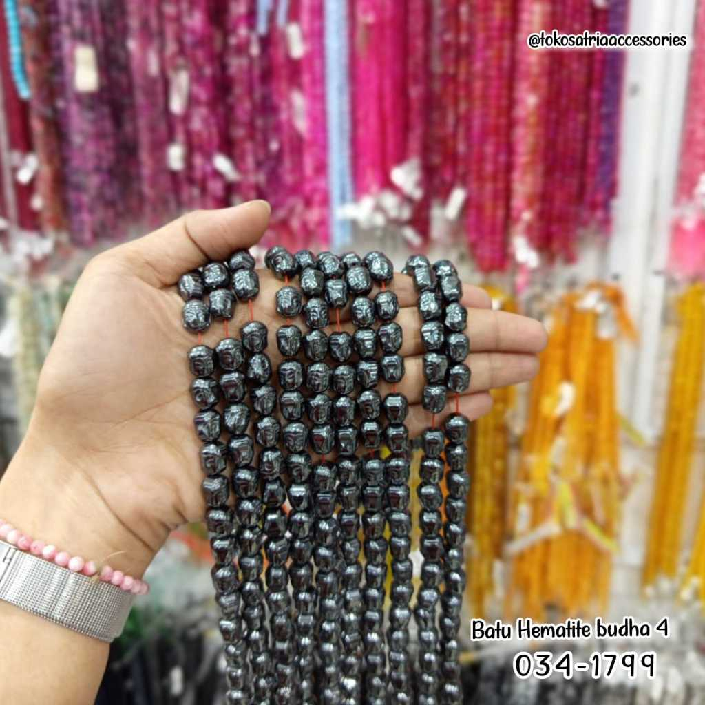 Batu Hematite/Batu Magnetic/Bahan accesories/Manik-Manik Gelang