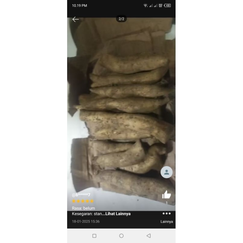 

Ubi si madu spk Ares belum di cuci