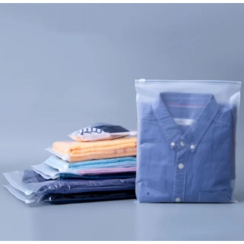 

(1pcs) Zipper Mika PVC Polos / Ziplock Dompet Travel Bag / Zipper Storege Bag Hygiene Kit - Murah