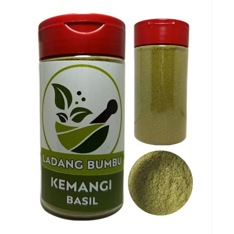 

kemangi bubuk / basil / kemangi kering / dried basil powder / bumbu masak / rempah masak