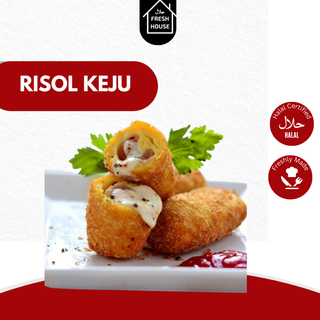 

RISOL SAUS KEJU FROZEN RISOLLAKU ISI 10