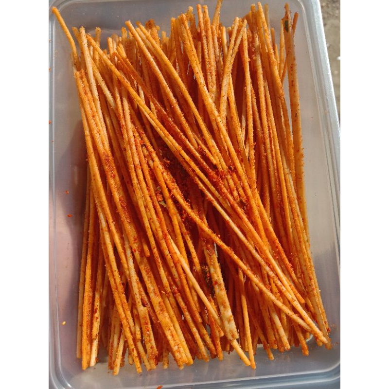 

Mie Lidi Pedas Daun Jeruk