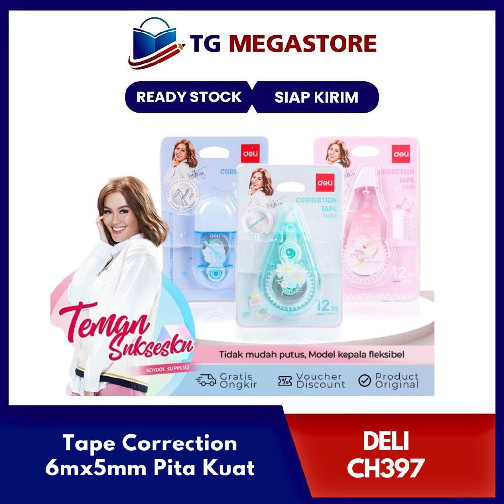 

Tape Correction Deli 6mx5mm Pita Kuat [ Edisi AGNEZ MO ] - CH397