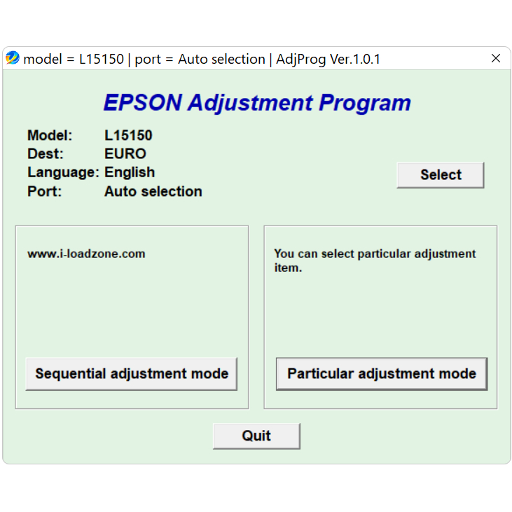 Adjustment Program Epson L15150 L11160 WF-7830 (BUKAN RESETTER MAINTENANCE BOX)