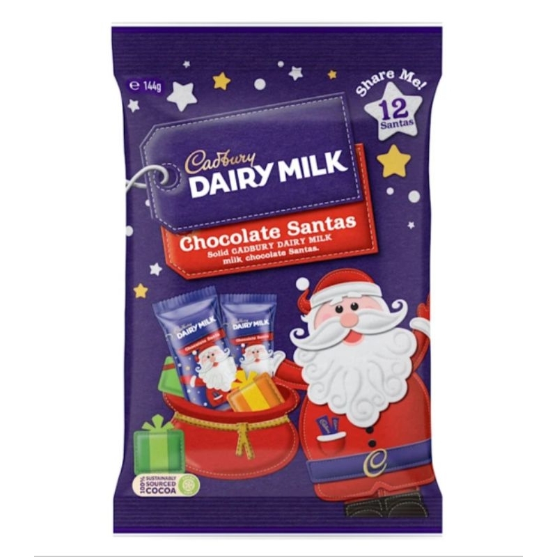 

Coklat Cadbury Dairy Milk Chocolate Santa - Per pcs