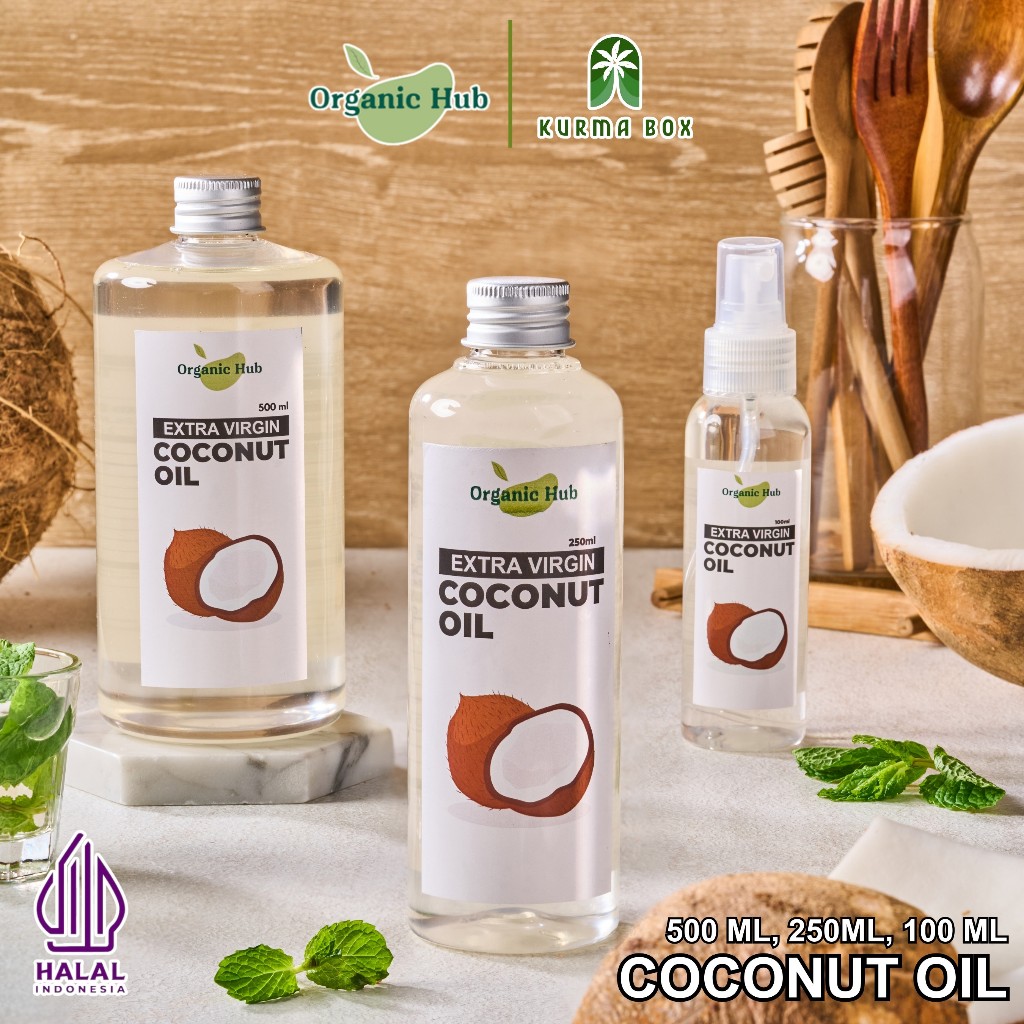 

Organic Hub EVCO Minyak Kelapa Murni Dapat Diminum Extra Virgin Coconut Oil 100 % Organik
