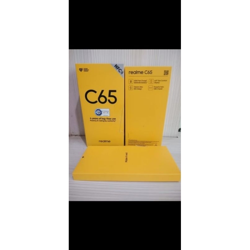 

dus box realme C65 free request sticker