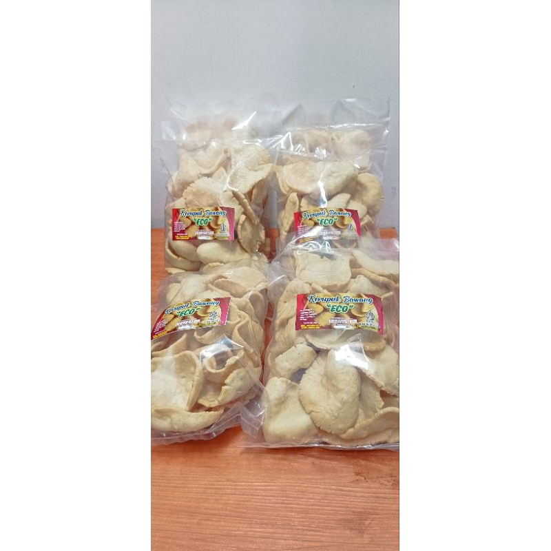 

Kerupuk Bawang ECO Kerupuk Bawang NON Chloeterol tidak berminyak